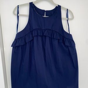 Navy Top with Ruffle Detail from Naked Zebra